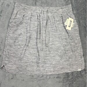 Duluth Trading Co Skort Women's Medium Gray‎ Active Athletic Golf Casual